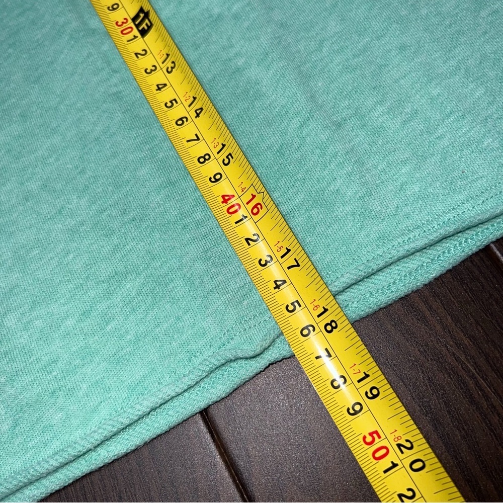 Old Navy Girls Vintage Slouchy Raw Hem Crop Sweatshirt - Mint, Size XL (14-16) - Picture 7 of 7